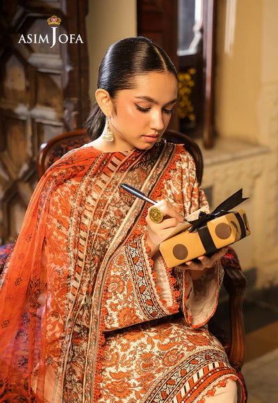 AJUBF-89 DIGITAL PRINTED LAWN 3 PCS