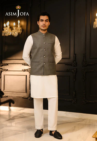 AJMWC-04 STITCHED WAISTCOAT 1 PC