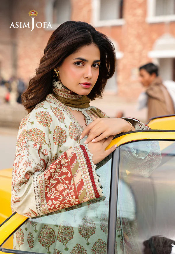 AJUBF-65 DIGITAL PRINTED LAWN 3 PCS