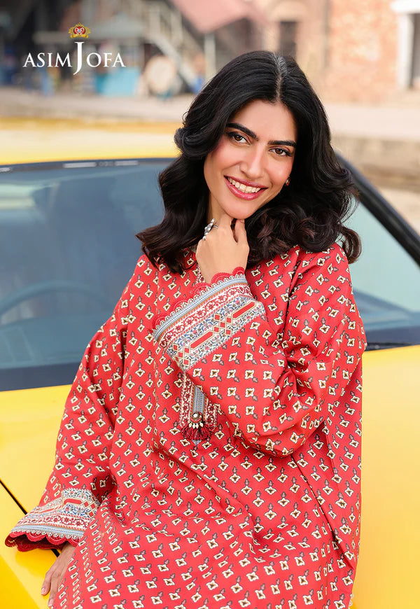 AJUBF-62 DIGITAL PRINTED LAWN 2 PCS