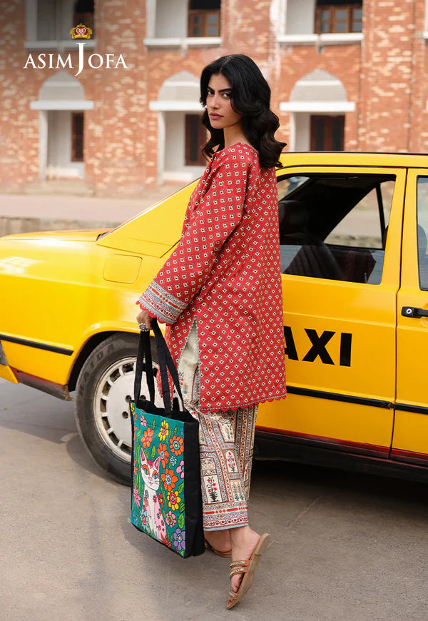 AJUBF-62 DIGITAL PRINTED LAWN 2 PCS