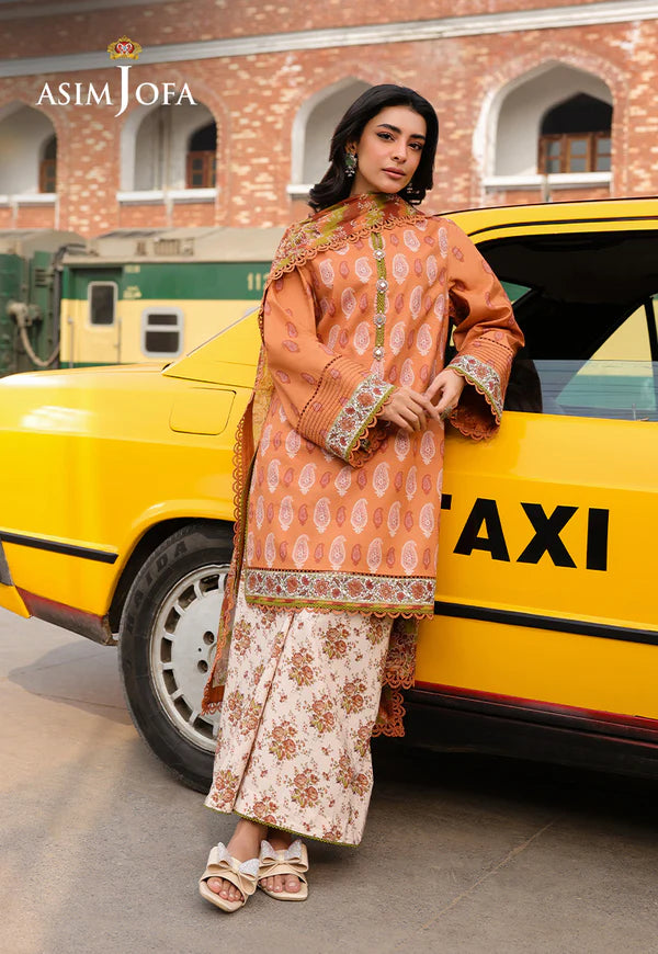 AJUBF-70 DIGITAL PRINTED LAWN 3 PCS