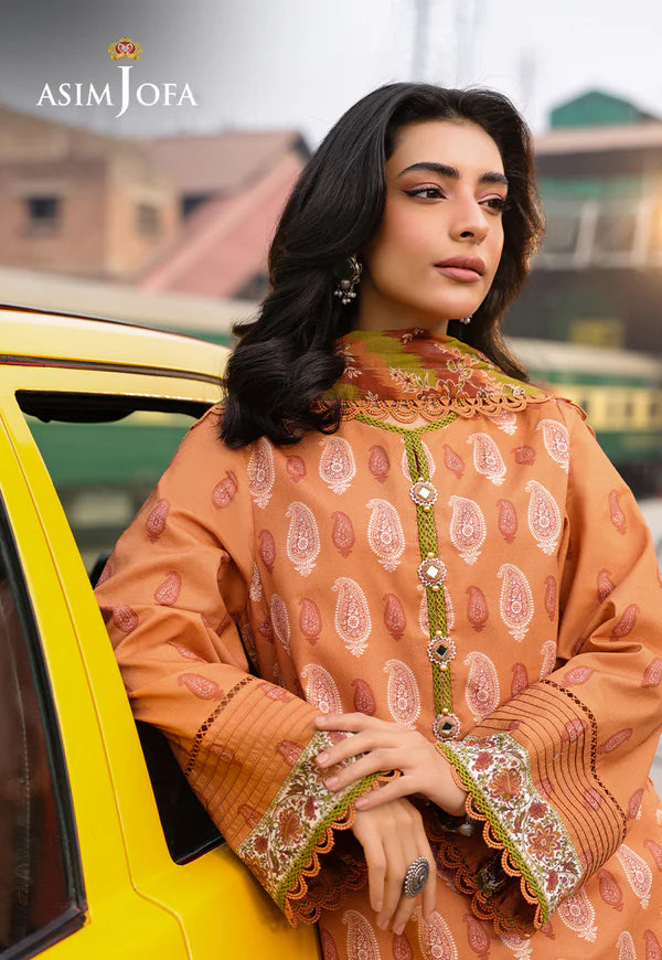 AJUBF-70 DIGITAL PRINTED LAWN 3 PCS