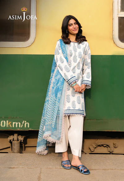 AJUBF-90 DIGITAL PRINTED LAWN 3 PCS