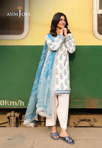 AJUBF-90 DIGITAL PRINTED LAWN 3 PCS