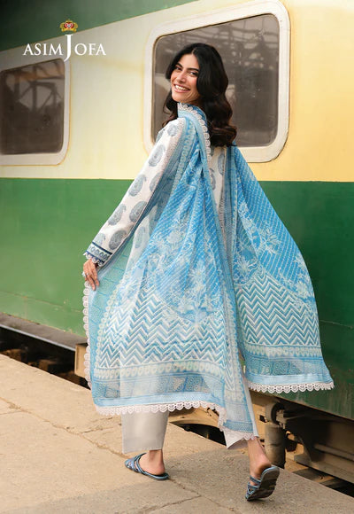 AJUBF-90 DIGITAL PRINTED LAWN 3 PCS