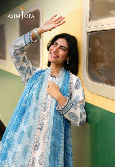 AJUBF-90 DIGITAL PRINTED LAWN 3 PCS