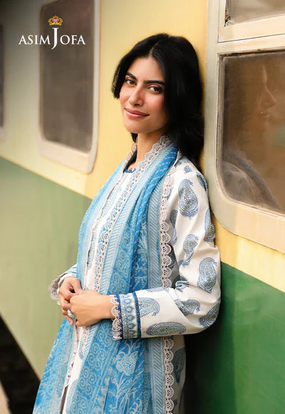 AJUBF-90 DIGITAL PRINTED LAWN 3 PCS