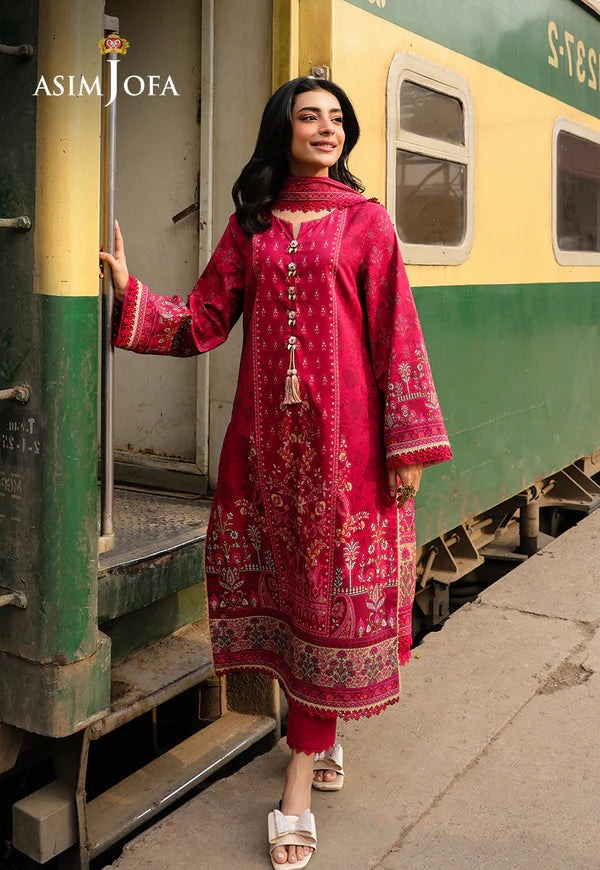 AJUBF-84 DIGITAL PRINTED LAWN 3 PCS