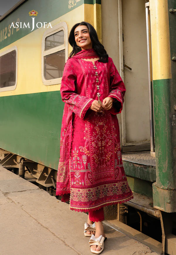 AJUBF-84 DIGITAL PRINTED LAWN 3 PCS