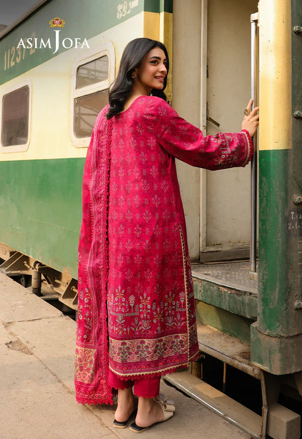 AJUBF-84 DIGITAL PRINTED LAWN 3 PCS