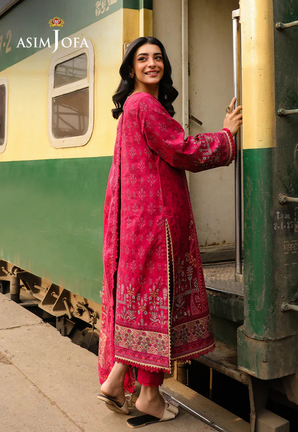 AJUBF-84 DIGITAL PRINTED LAWN 3 PCS