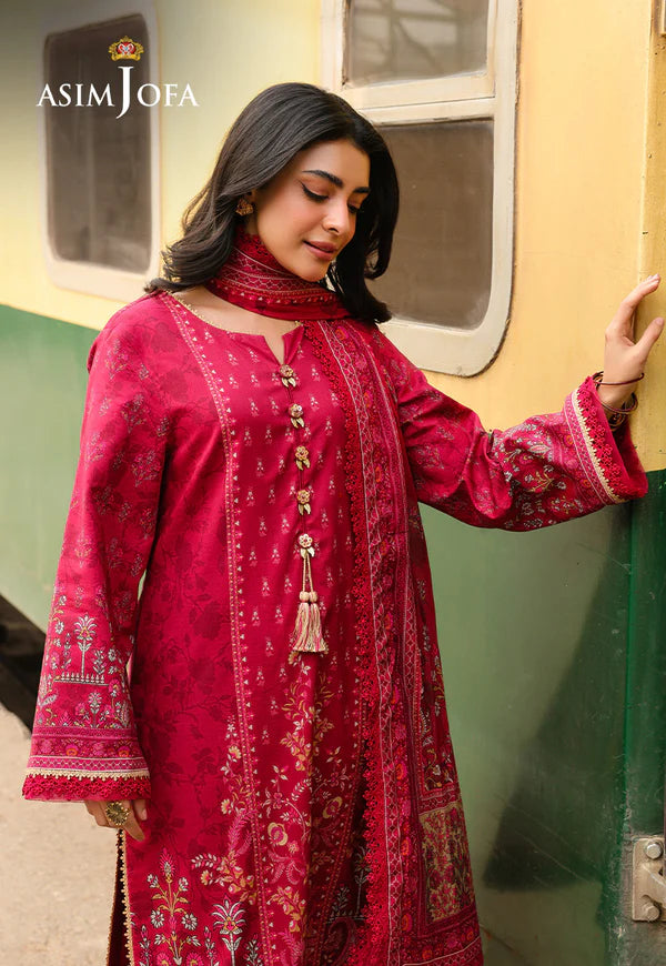 AJUBF-84 DIGITAL PRINTED LAWN 3 PCS