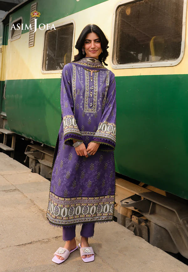 AJUBF-63 DIGITAL PRINTED LAWN 3 PCS