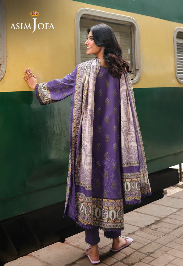 AJUBF-63 DIGITAL PRINTED LAWN 3 PCS