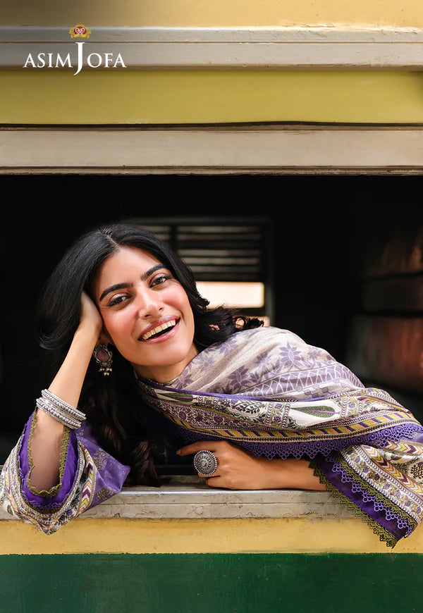 AJUBF-63 DIGITAL PRINTED LAWN 3 PCS