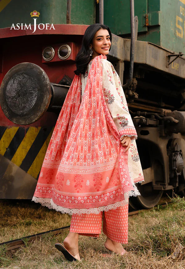 AJUBF-69 DIGITAL PRINTED LAWN 3 PCS