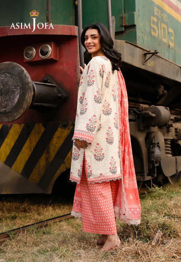 AJUBF-69 DIGITAL PRINTED LAWN 3 PCS