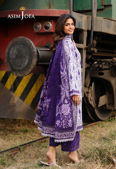 AJUBF-73 DIGITAL PRINTED LAWN 3 PCS