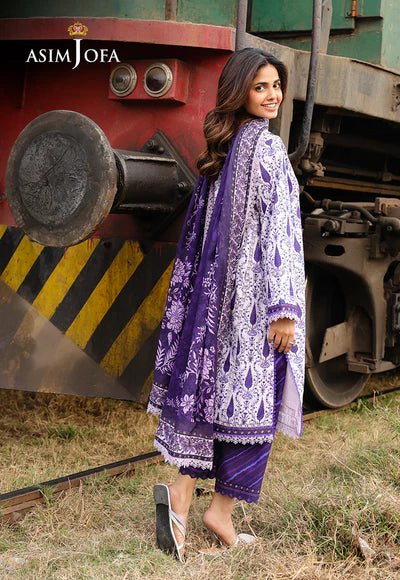 AJUBF-73 DIGITAL PRINTED LAWN 3 PCS