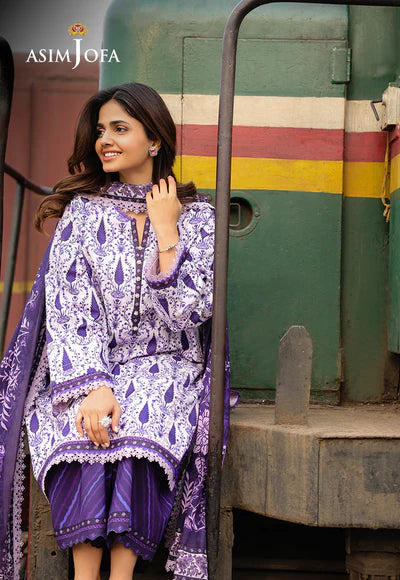 AJUBF-73 DIGITAL PRINTED LAWN 3 PCS