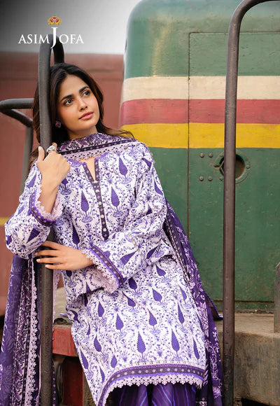 AJUBF-73 DIGITAL PRINTED LAWN 3 PCS