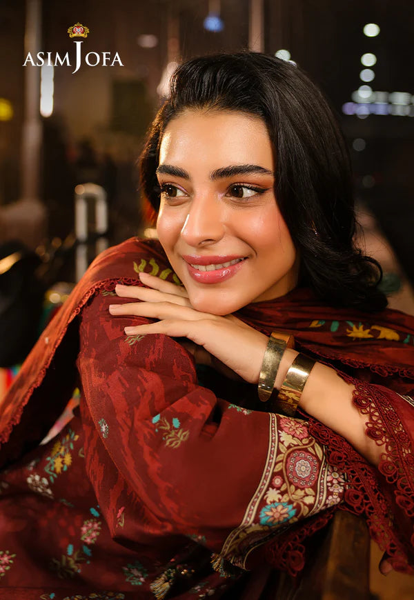 AJUBF-86 DIGITAL PRINTED LAWN 3 PCS