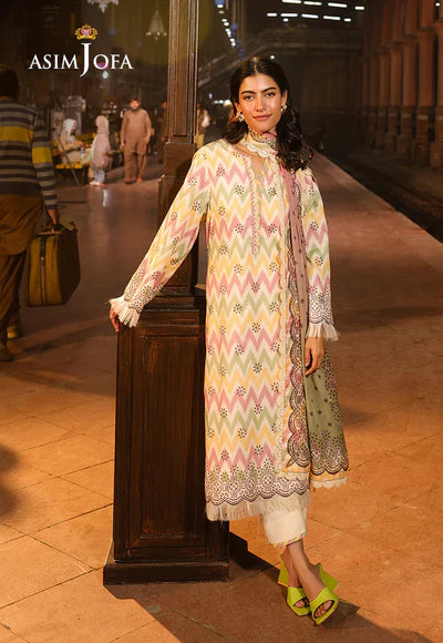 AJUBF-87 DIGITAL PRINTED LAWN 3 PCS