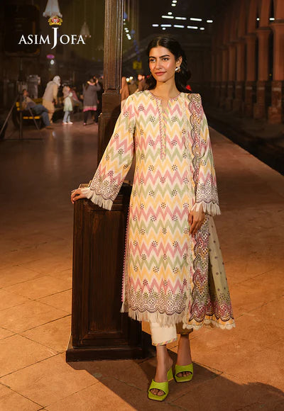 AJUBF-87 DIGITAL PRINTED LAWN 3 PCS