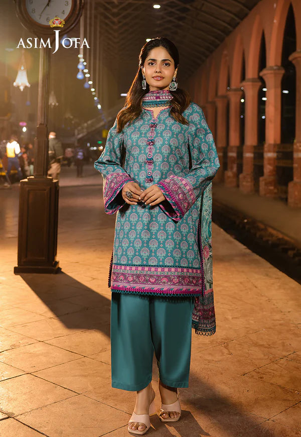 AJUBF-64 DIGITAL PRINTED LAWN 3 PCS