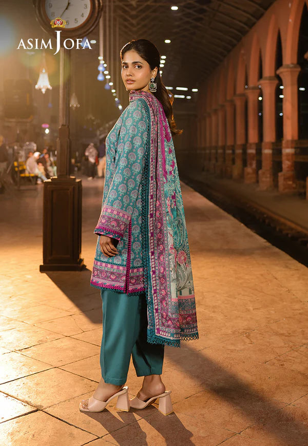 AJUBF-64 DIGITAL PRINTED LAWN 3 PCS