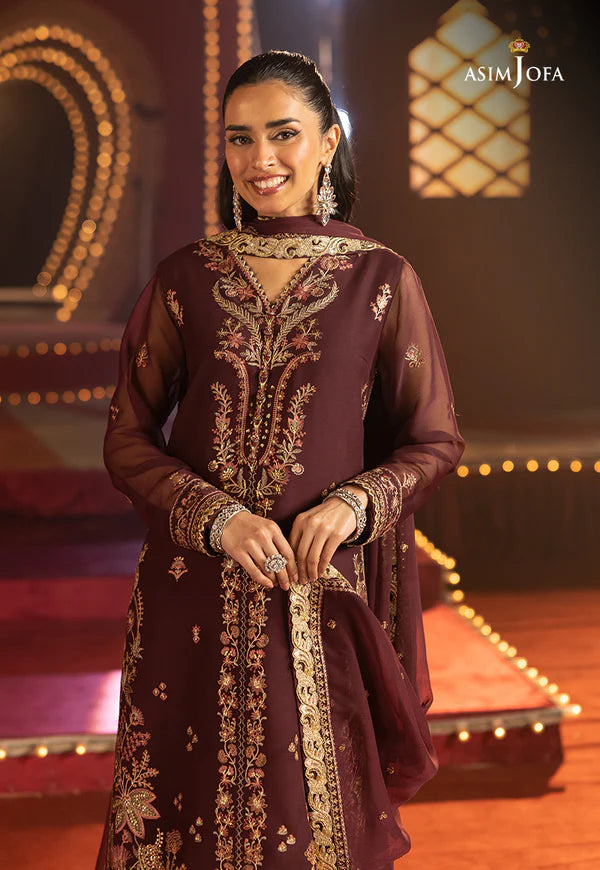 AJLLF-04 Embroidered Chiffon 3 Pcs