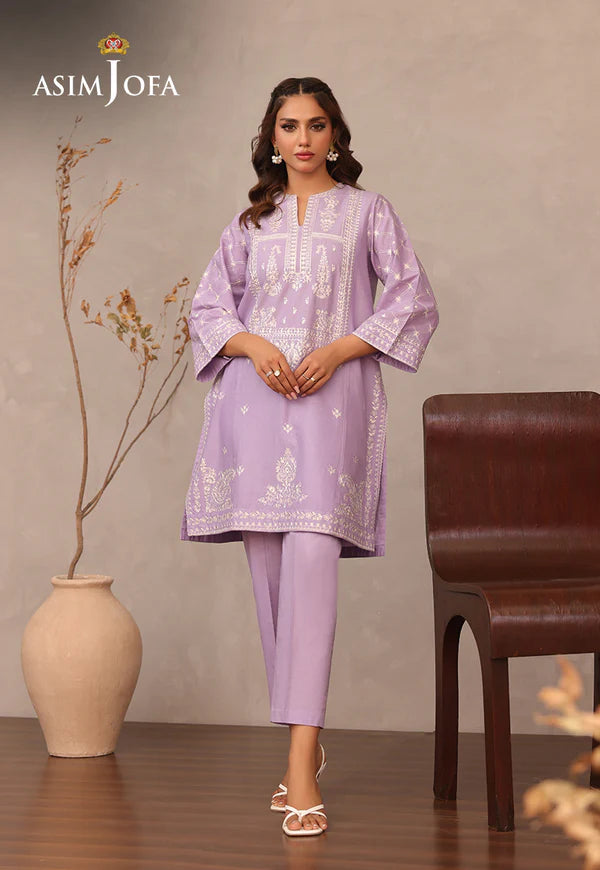 AJLPJ-02 EMBROIDERED CAMBRIC 2PC