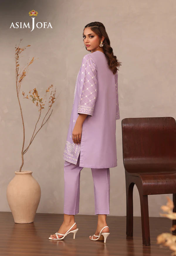 AJLPJ-02 EMBROIDERED CAMBRIC 2PC