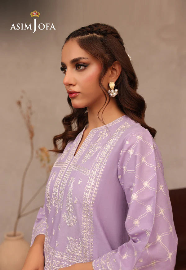 AJLPJ-02 EMBROIDERED CAMBRIC 2PC