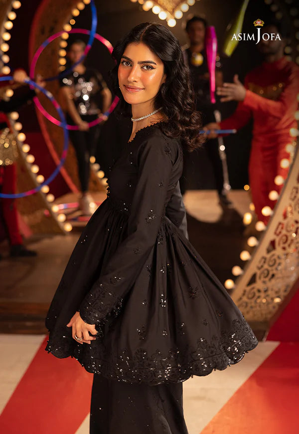 AJLLF-16 Embroidered Silk 2 Pcs