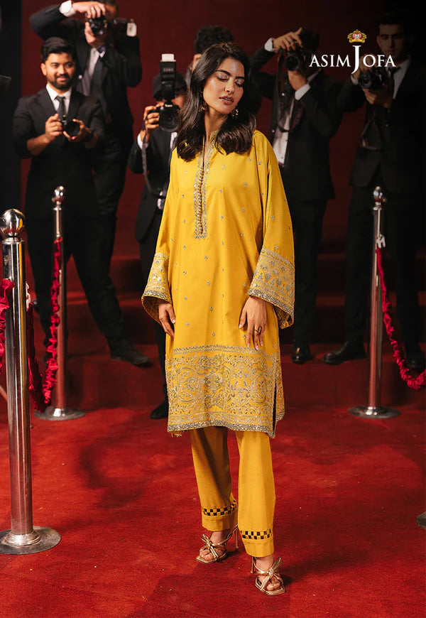 AJLF-10 EMBROIDERED BOSKI SILK 2 PCS