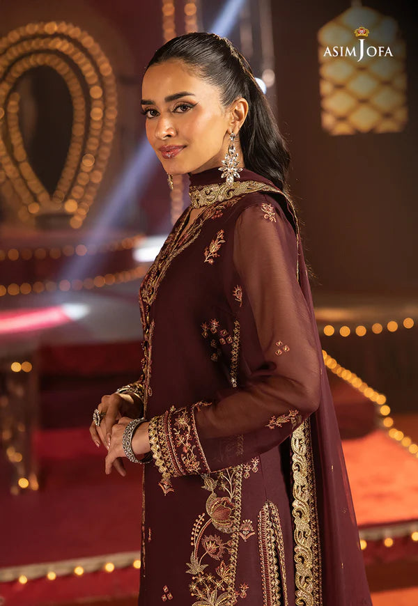 AJLLF-04 Embroidered Chiffon 3 Pcs