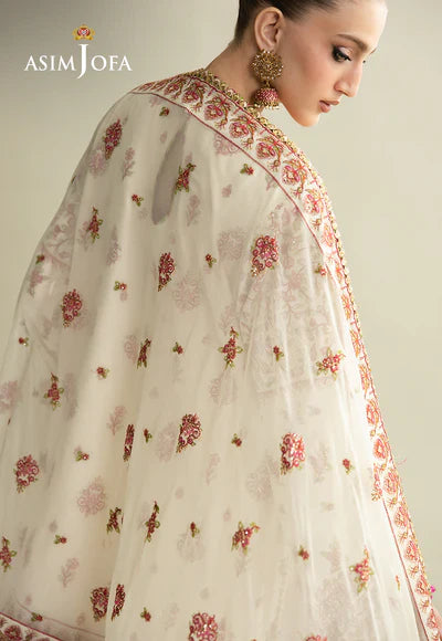 AJULM-06 Embroidered Velvet Unstitched 3 Pcs