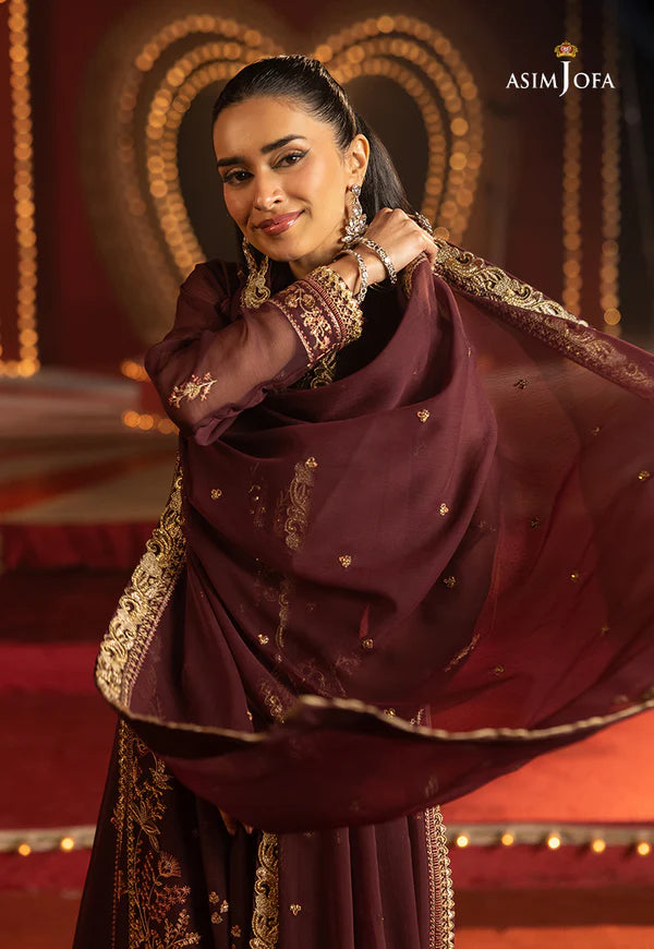 AJLLF-04 Embroidered Chiffon 3 Pcs