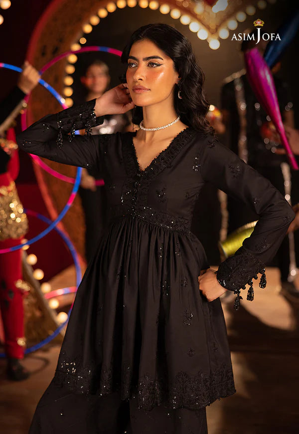 AJLLF-16 Embroidered Silk 2 Pcs