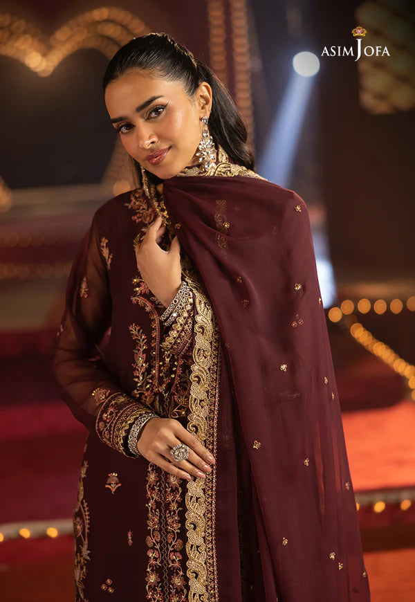 AJLLF-04 Embroidered Chiffon 3 Pcs