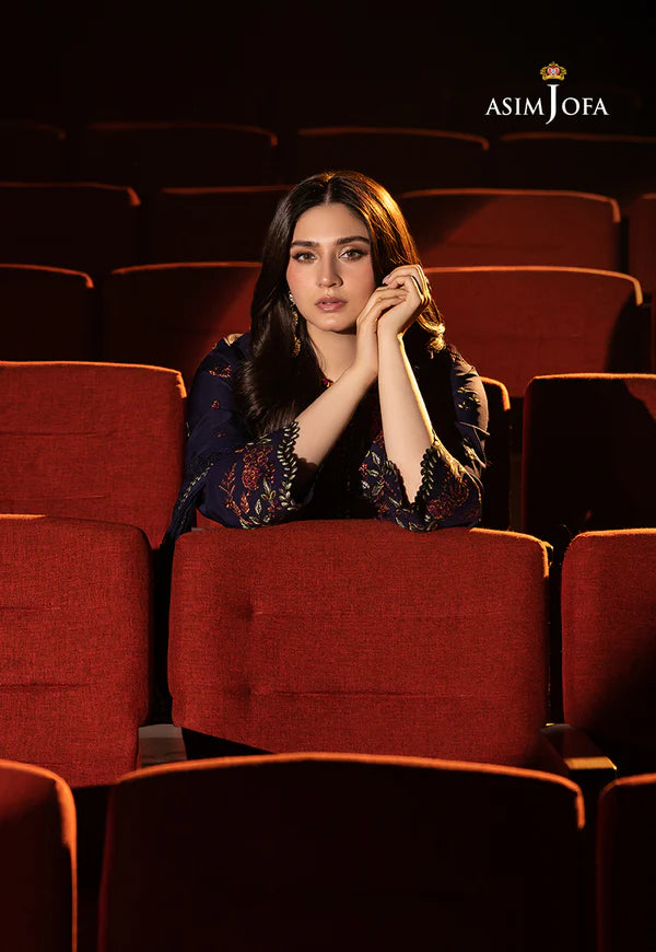 AJLLF-12 Embroidered Chiffon 3 Pcs