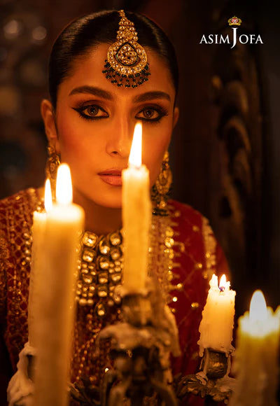 AJMM-10 EMBROIDERED VELVET 3 PCS