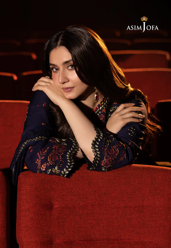 AJLLF-12 Embroidered Chiffon 3 Pcs