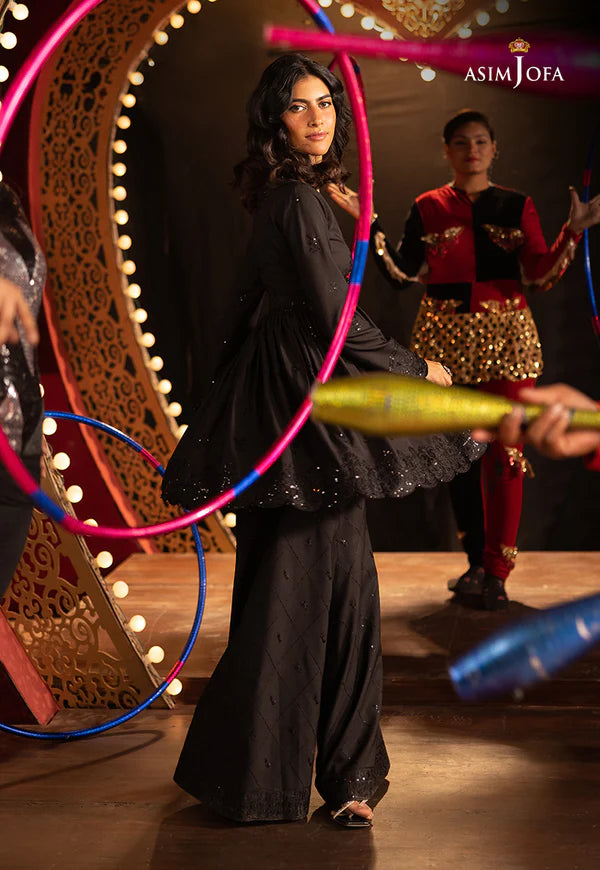 AJLLF-16 Embroidered Silk 2 Pcs