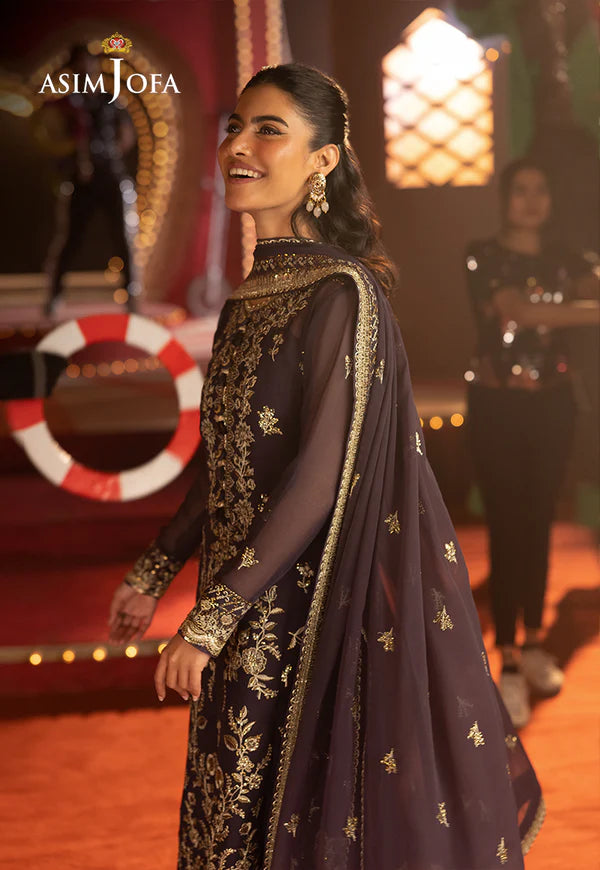 AJLF-01 EMBROIDERED CHIFFON 3 PCS