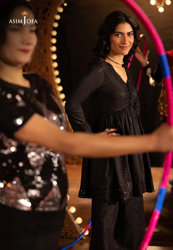 AJLLF-16 Embroidered Silk 2 Pcs