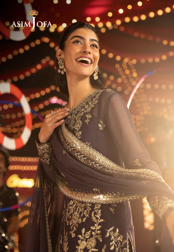 AJLF-01 EMBROIDERED CHIFFON 3 PCS