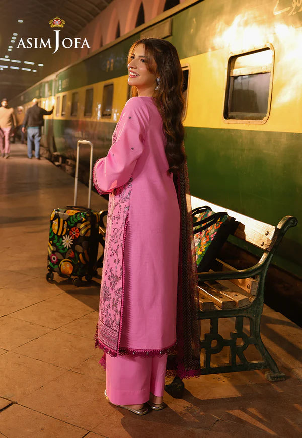 AJUBF-08 EMBROIDERED DOBBY 3 PCS